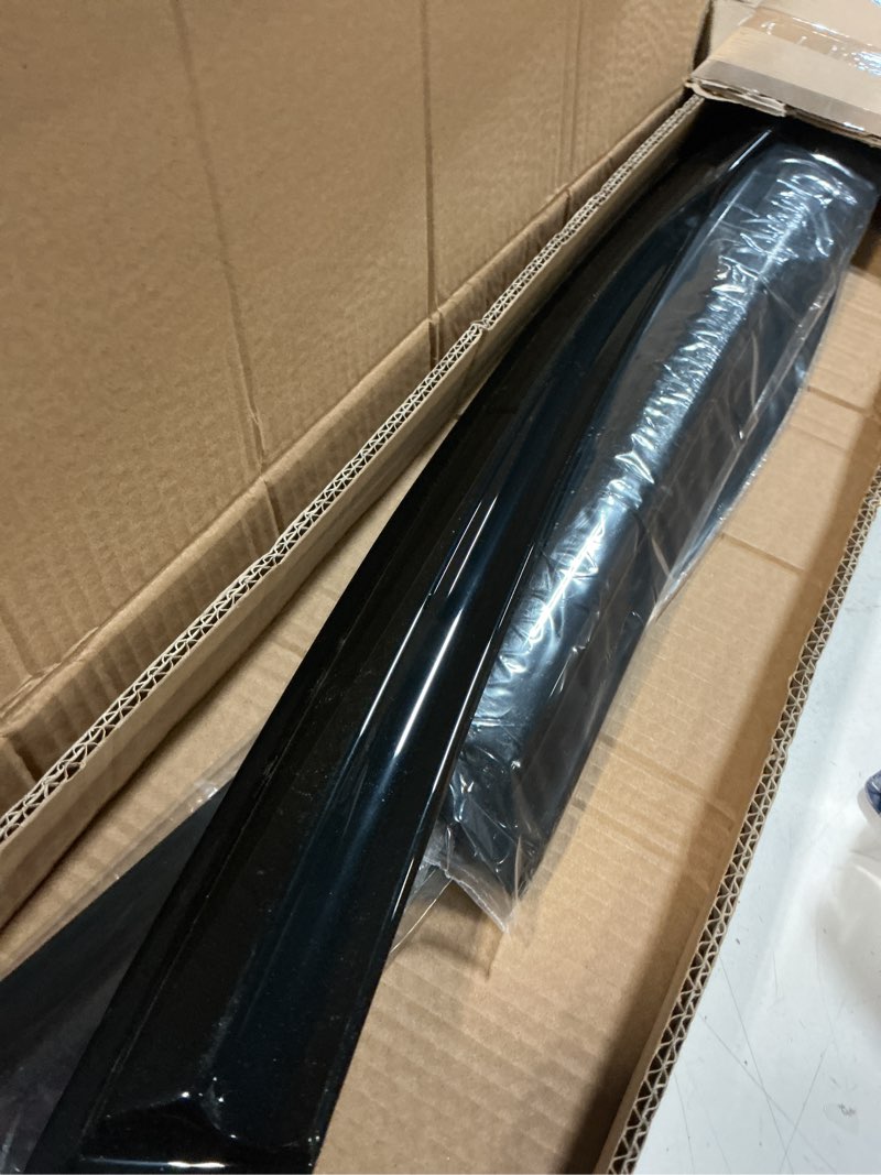 Condition photo showing Good Condition for 4pcs 3d wavy mu style window visors compatible with 2010-2014 vw golf r gti mk6 4-door hatchback, front+rear left+right outside mount type dark smoke tint tape-on side sun rain guards set of 4