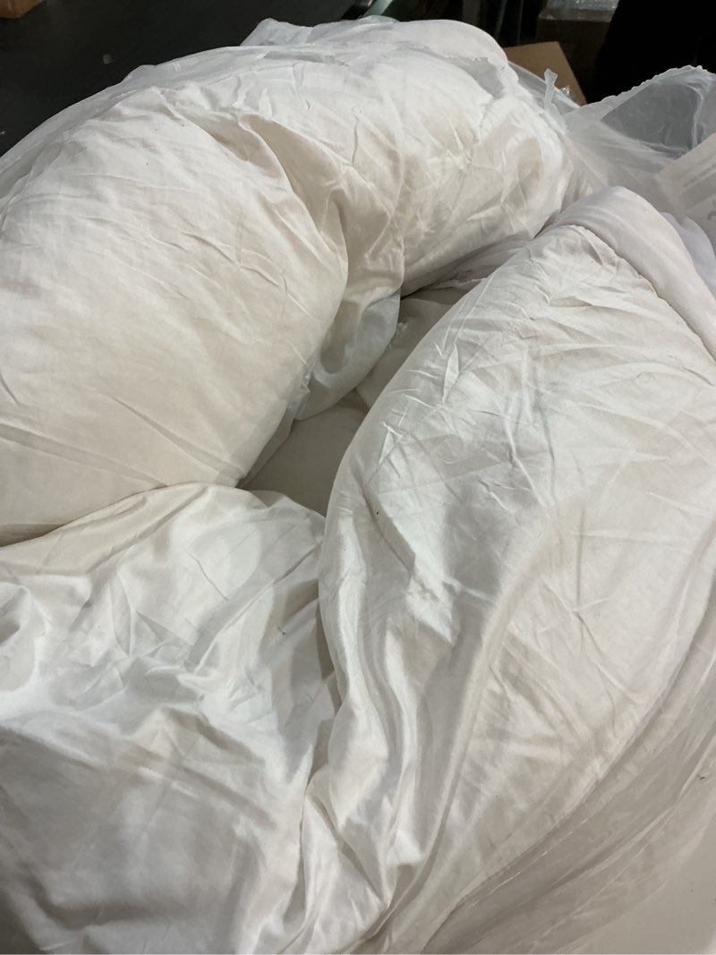 Condition photo showing As Is for HOMBYS 2000GSM Australian Wool Mattress Topper Queen, 100% Merino Wool Fill with High-Thread-Count Cotton Shell, Extra Plush & Supportive Mattress Pad for Pressure Relief, 80"x60"