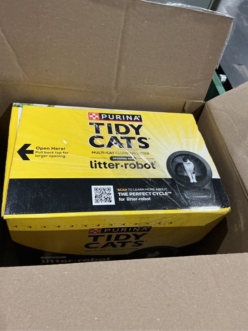 Condition photo showing Good Condition for purina tidy cats cat litter for litter-robot clumping cat litter odor control formula