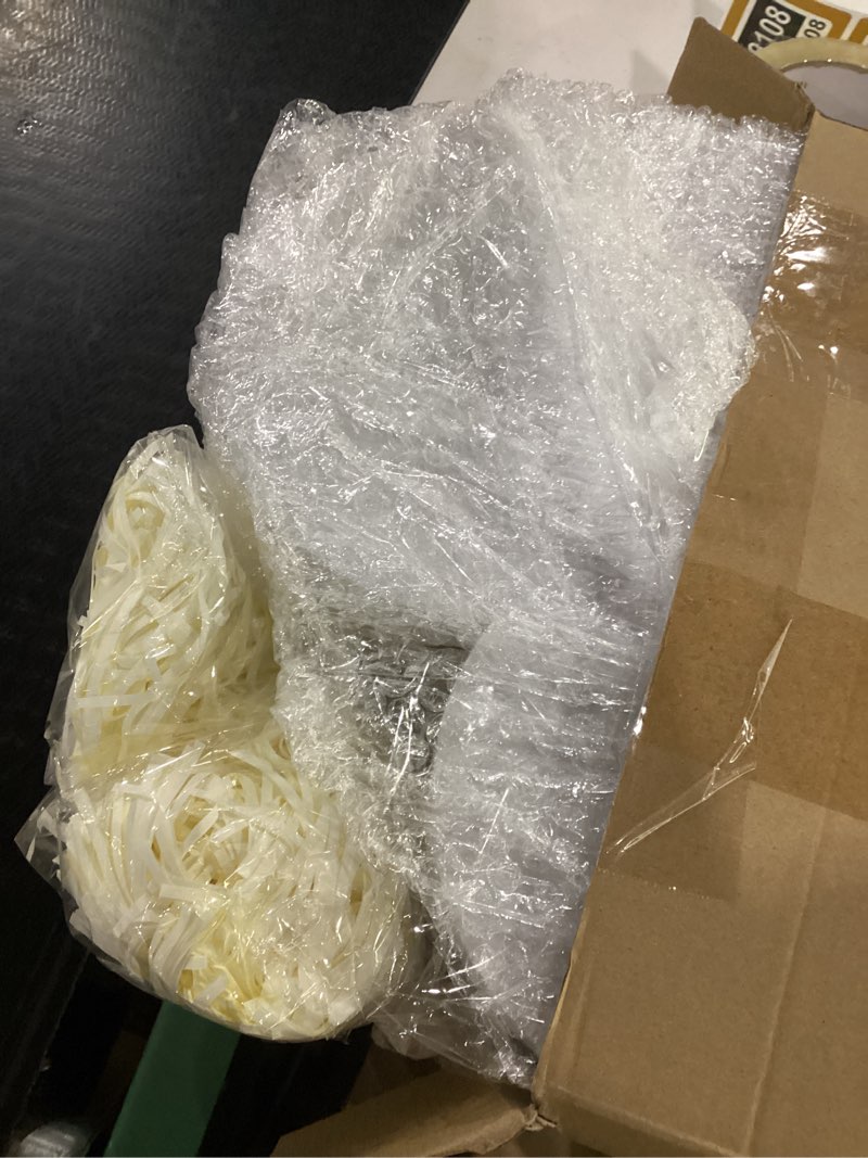 Condition photo showing New/Like New for glenmal 3 pcs heart shaped gift boxes with lids 100g shredded paper fill nesting heart flower boxes for wedding proposal birthday bridesmaid baby showers present packaging(white)