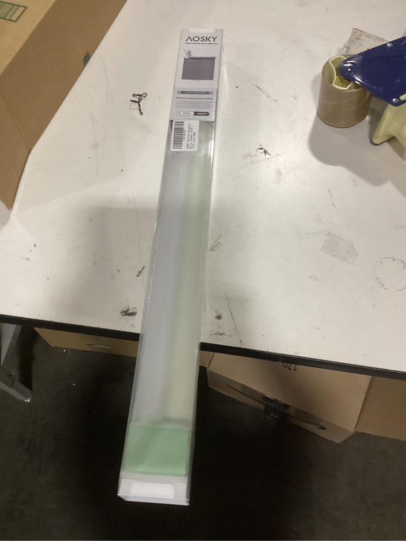 Condition photo showing Good Condition for AOSKY Cordless Roller Shades Blackout Blinds for Windows Room Darkening Rolled Up Shades with Spring System, UV Protection Window Shades Door Blinds for Home and Office (25" W x 72" H, Ivory) 25"W x 72"H Ivory