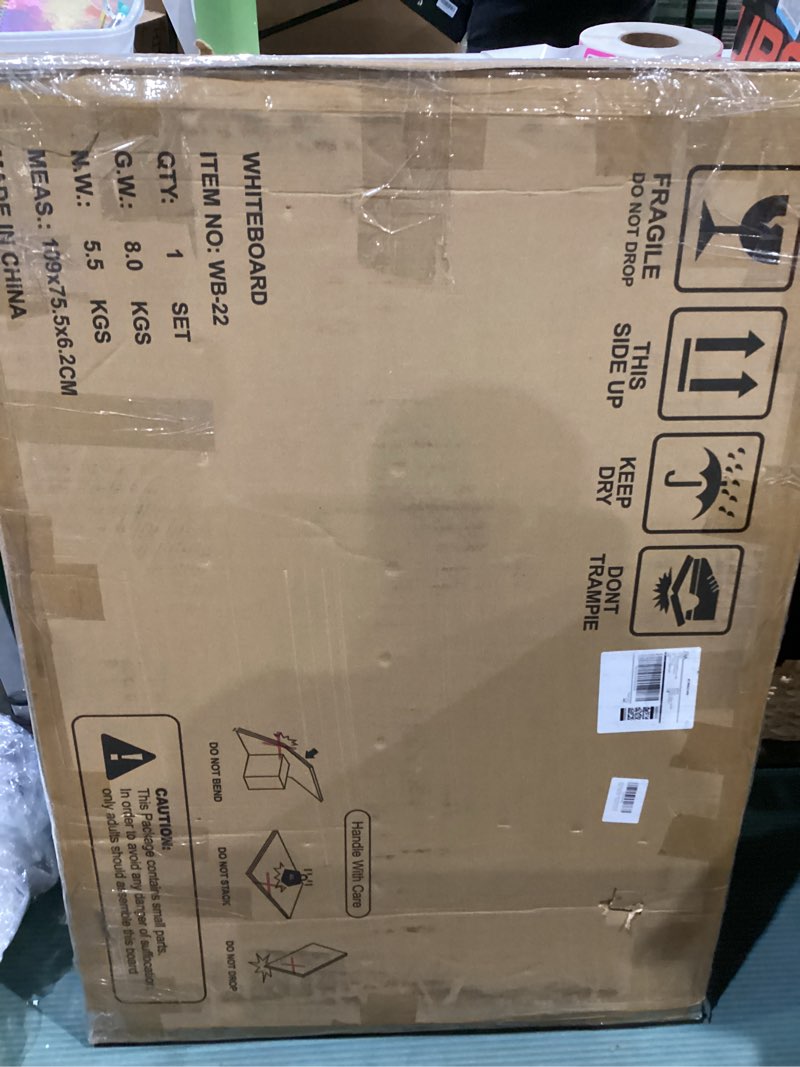 Condition photo showing New/Like New for 40x28 Inches Mobile Whiteboard, Double Sided Magnetic Dry Erase Board Height Adjustable Whiteboard with Stand for Home Office Classroom 28"W x 40"H White