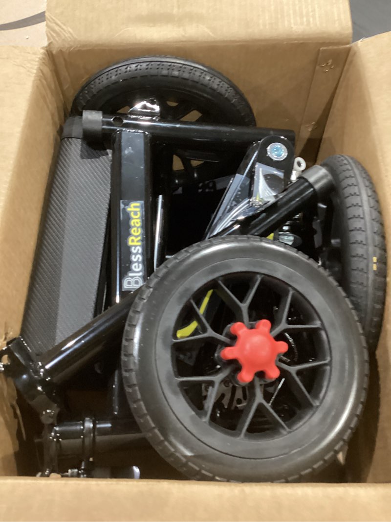 Condition photo showing Good Condition for Deluxe Medical Scooter Double Handbrake, All Terrain Steerable Knee Scooter Crutch Alternative, for Adults Injured Ankle & Foot Recovery in Blacks