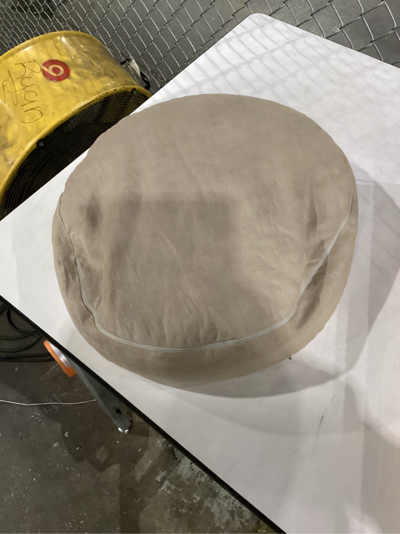 Round bean bag pillow