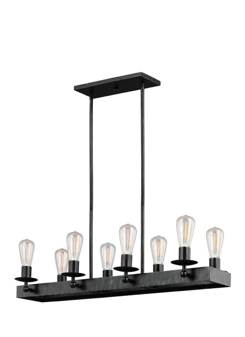 Generation Lighting Ravenwood Manor 8-Light Chandelier in Stardust