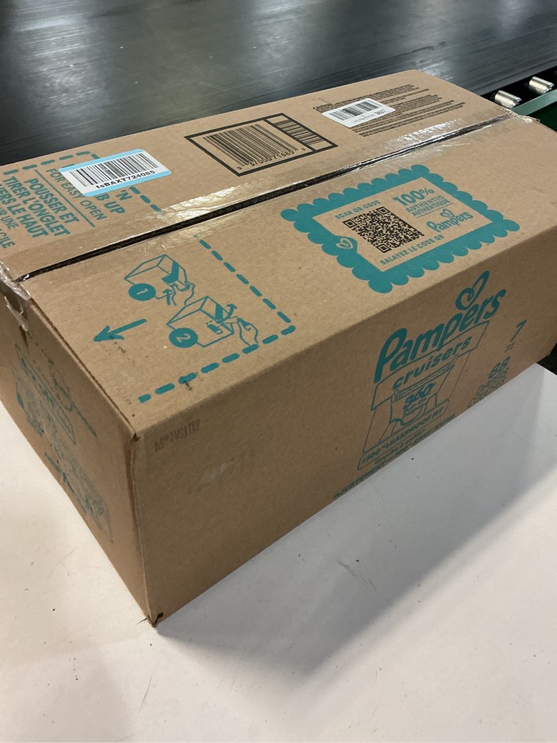 Condition photo showing New/Like New for pampers diapers - cruisers 360 - size 7, 88 count, babyproof up to 100% leakproof pull-on diaper size 7 88