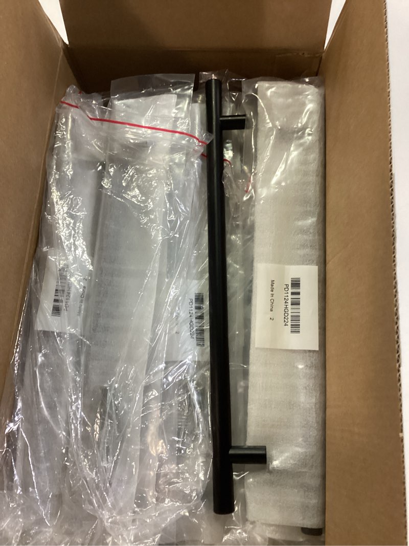 Condition photo showing Good Condition for Probrico 30 Pack Stainless Steel Kitchen Cabinet Handles 8.8inch(224mm) Hole Centers,Matte Black Dresser Drawer Pulls,Euro Style Pull Handle 11.3inch Length Center to Center: 8-4/5 inch 30