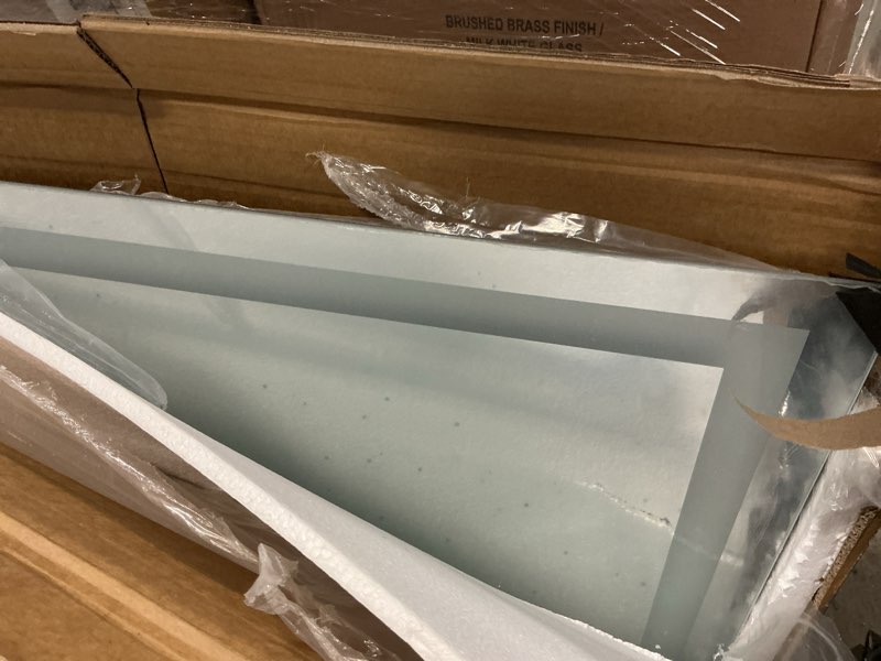 Condition photo showing Good Condition for 30X36 LED Bathroom Mirror with Lights, Anti-Fog, Backlit + Front Lit, Lighted Bathroom Vanity Mirror for Wall, Memory Function, Dimmable, Tempered Glass, Shatter-Proof 30"L x 36"W