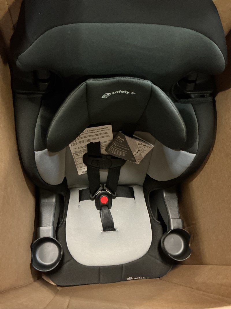 Condition photo showing Good Condition for Safety 1st Grand 2-in-1 Booster Car Seat, Converts from High Back to Belt-Positioning Booster, High Back Seat for Kids 40-65, and Belt-Positioning 40-100 Pounds, Black Sparrow