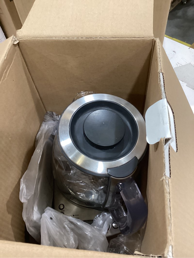 Condition photo showing As Is for breville btm800xl tea maker infuser and water kettle, 51 oz, brushed stainless steel and glass