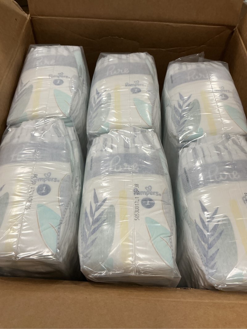 Condition photo showing Good Condition for Pampers Pure Diapers Size 1  198 Count (Select for More Options)