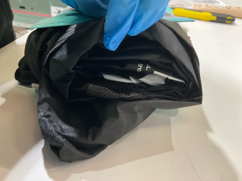 Condition photo showing As Is for J.L. Childress Gate Check Bag for Single & Double Strollers - Travel Bag for Airplane, Fits Most Standard Baby Strollers, Airport Accessories for Gate Check, Flying Essentials - Black Black One Size (Pack of 1)