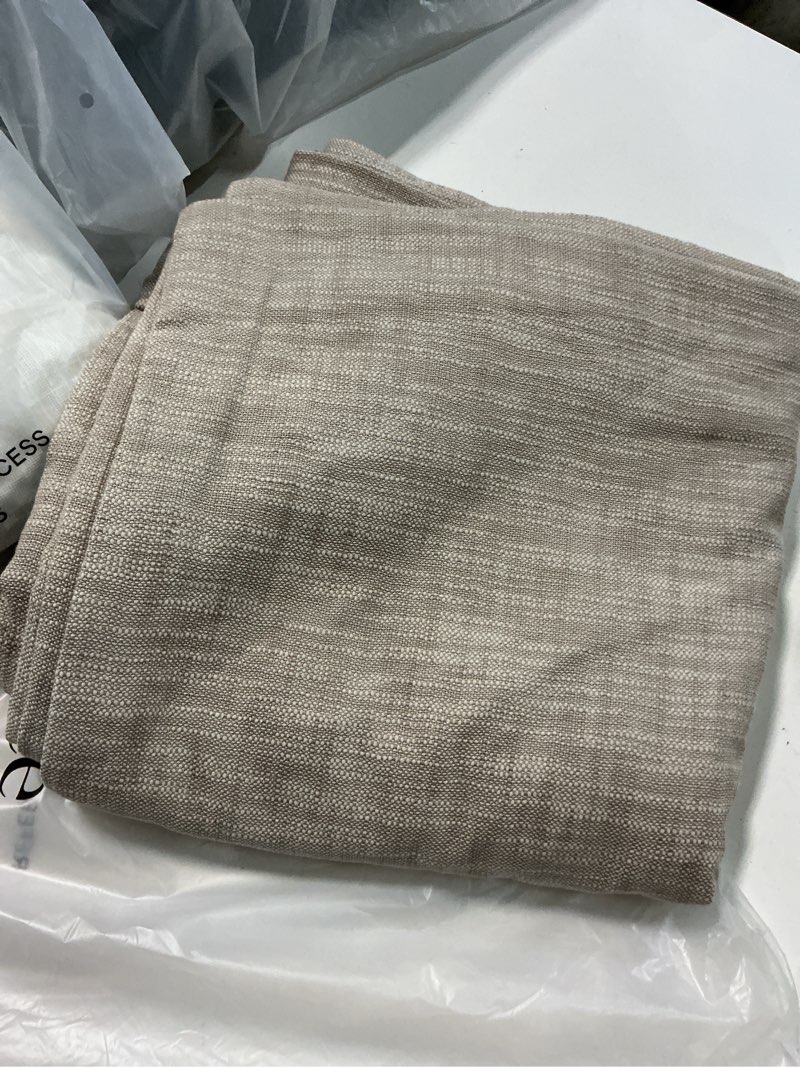 Condition photo showing Good Condition for textured cotton room darkening curtain