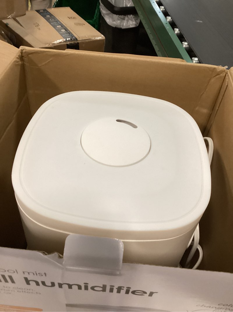 Condition photo showing As Is for Crane Top Fill Ultrasonic Cool Mist Humidifier for Bedroom and Large Rooms, 1.2 Gallon Essential Oil Diffuser with Nightlight and Auto Shut-Off