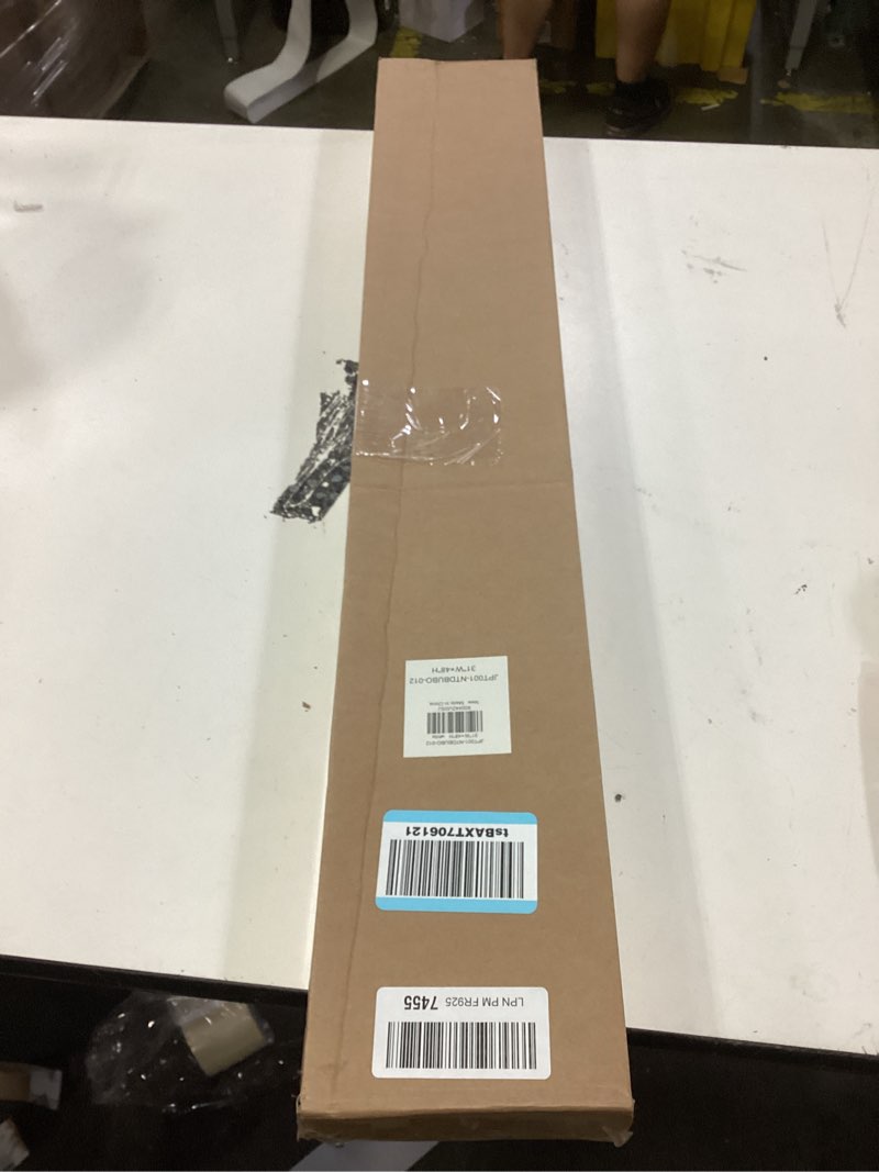 Condition photo showing New/Like New for lazblinds no tools no drill cordless cellular shades, top down bottom up (tdbu) honeycomb shades for home, blackout light blocking thermal insulation blinds for windows, 31" w x 48" h, white blackout - white 31" w x 48" h