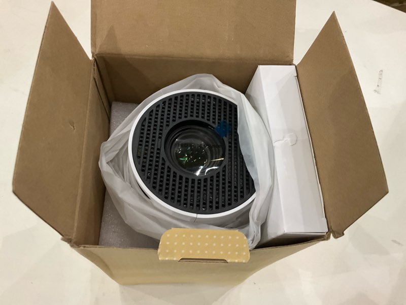 Condition photo showing New/Like New for Mini Projector, Support 4K 1080P Portable Projector with Dual Band WIFI6 5G Wireless 5.2 Bluetooth Android 11, 160 ANSI Lumens, 180° Rotatable, Auto Keystone Correction,35"-130" Screen Video Projector HY300 Pro