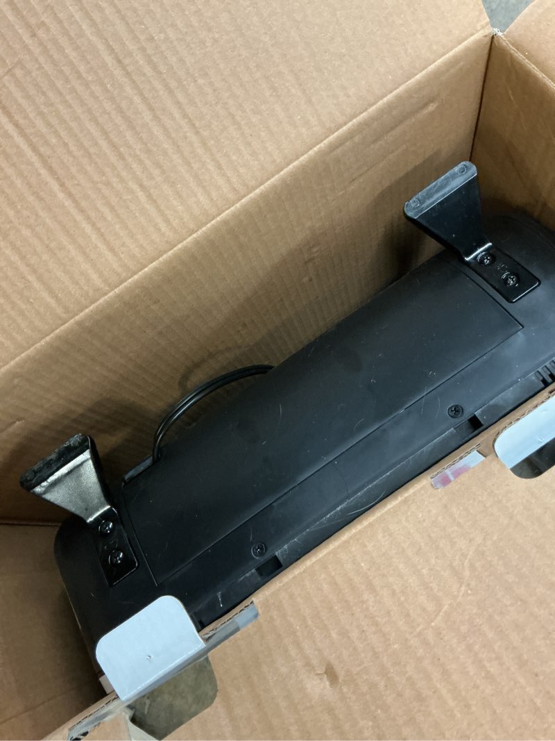 Condition photo showing As Is for Slimline Infrared Quartz Heater  With Adjustable Digital Thermostat