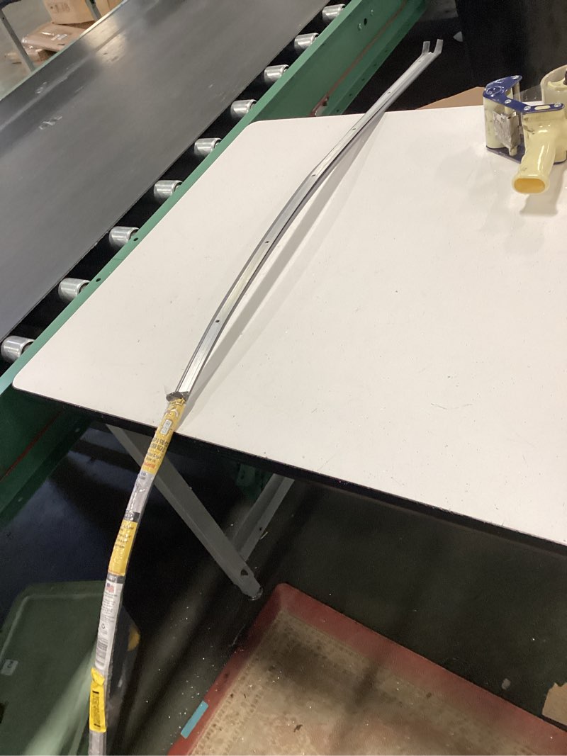 Condition photo showing As Is for M-D Building Products 01073 Silver Aluminum and Vinyl Screw-on Top and Sides Door Seal Kit