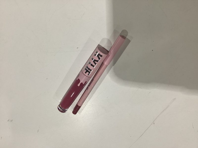 Condition photo showing Good Condition for kylie cosmetics liquid lipskick and lip liner kit - shade 100 posie k, 0.10 fl oz (3 ml) & 0.039 oz (1.1 g)