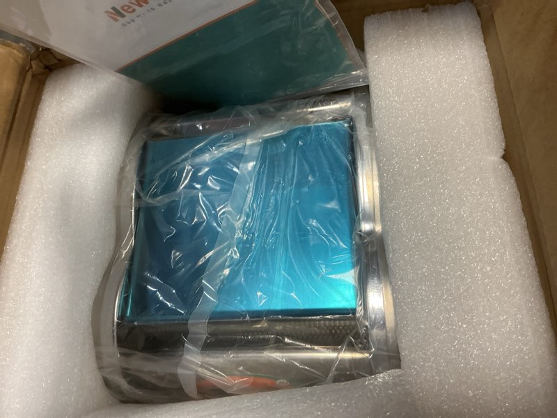 Condition photo showing New/Like New for Newhai Electric Family Pasta Maker Machine Noodle Maker Pasta Dough Spaghetti Roller Pressing Machine Stainless Steel 135W for Home Use (1.5mm round noodle+4mm flat noodle)