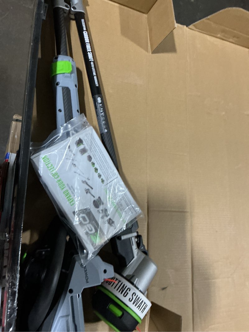Condition photo showing As Is for ego battery string trimmer tool only