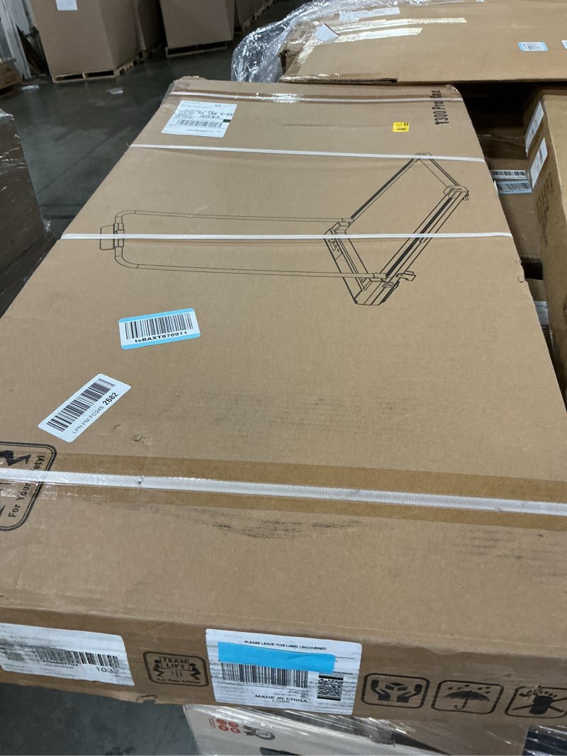 Condition photo showing New/Like New for Walking Pad with Handle Bar, Compact Portable Walking Pad Treadmills for Home/Apartment with Handles,3.0HP Small Electric Treadmill for Small Space, 0.6-7.6MPH, 350LBS