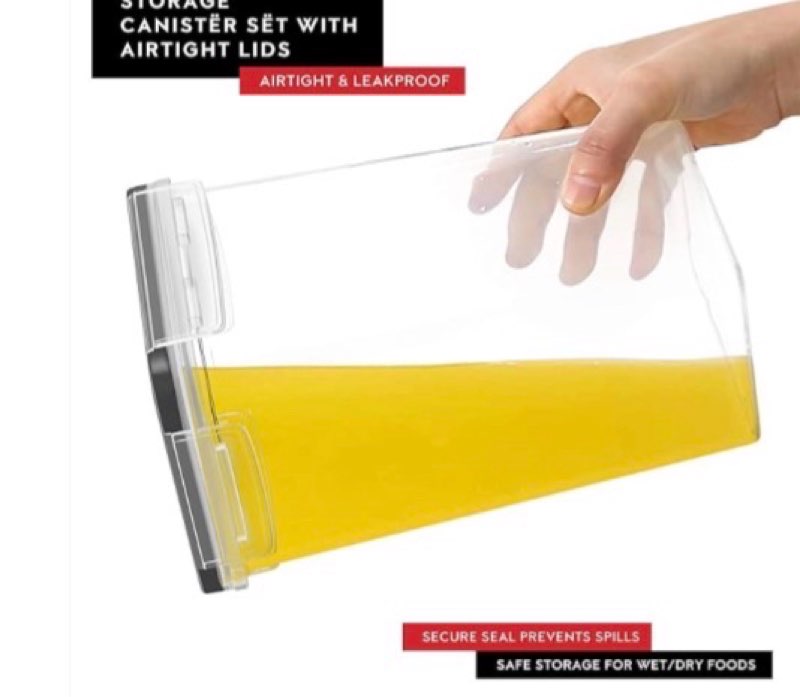 DWËLLZA KITCHEN Airtight Food Storage Container Set - 24 Pieces 1.4L - Plastic BPA Free Kitchen Pantry Storage Containers - Dishwasher Safe - Include 24 Labels - Keeps Food Fresh & Dry