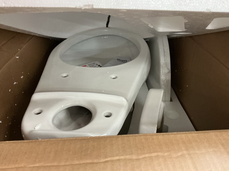 Condition photo showing Good Condition for Two-Piece Toilets for Bathrooms, Comfort ADA Height 17.5", Elongated with Under-Locking Lid, Soft Close Seat, Powerful Flush 1.28 GPF 17.5" H-Elongated Bowl Side Press Flush