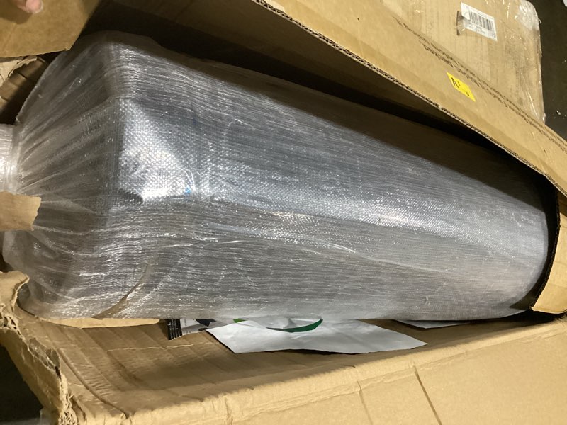 Condition photo showing New/Like New for vevor 10 mil plastic sheeting heavy duty 20' x 100', thick plastic sheeting roll, plastic drop cloth painters tarp, polyethylene covering for crawl space vapor barrier, multi-purpose, black