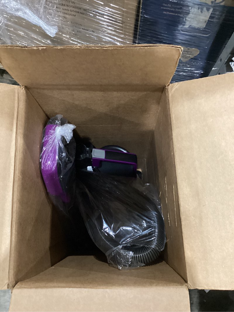 Condition photo showing As Is for bissell cleanview compact turbo upright vacuum with quick release wand, full size power, compact size for apartments & dorms, 3437f
