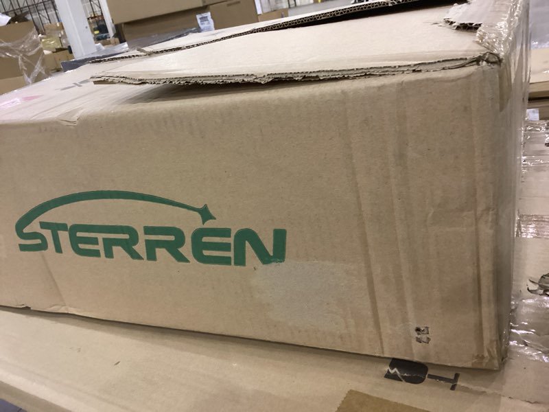 Condition photo showing Good Condition for STERREN Bladeless Ceiling Fans with Lights, 20" Modern Flush Mount Ceiling Fan with Remote and Dimmable LED Lights, 6 Speed Fan Light for Bedroom Living Room (Square) 20" Square