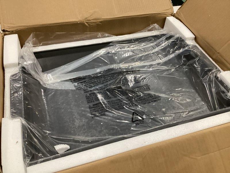 Condition photo showing New/Like New for utheer 23" x 16" cast iron griddle for gas grill and stove top, universal flat top griddle with pre-seasoned nonstick coating, x-shaped reinforced ridges, perfect for healthy cooking, parties, camping cast iron 23" x 16" x 2.6"