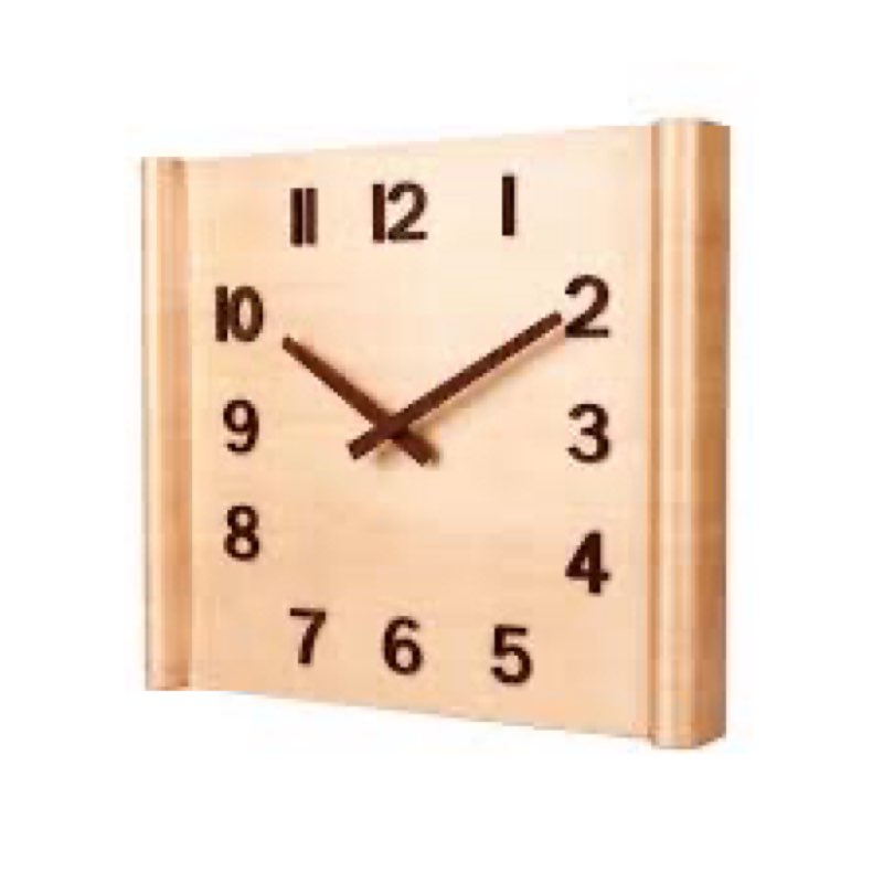 14 inch Wall Clock; Wooden Wall Clock; Wall Hanging Decorations; Decorations; Large Decorative Clock; Quartz Clock; Gifts - Living Rooms or bedrooms, cafes, Offices, Bars, Art. (Walnut)