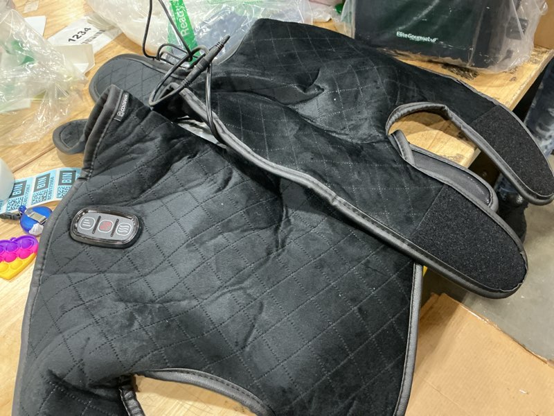 Condition photo showing Good Condition for comfier plug-in heated knee massager for knee pain relief with vibration & heat,father day dad gifts for men,knee heating pad pair, knee warmers for men women seniors,leg massager, fsa eligible hsa black
