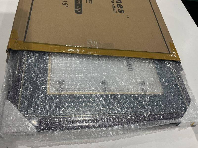 Condition photo showing Good Condition for graduatepro 11x14 diploma frame with black over gold mat or display 15x18 certificate without mat, solid wood & uv protection acrylic, cherry finish with gold trim 15x18 or 11x14 black gold mat