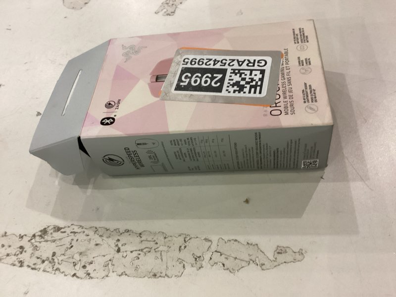 Condition photo showing As Is for Razer Orochi V2 Mobile Wireless Gaming Mouse: Ultra Lightweight - 2 Wireless Modes - Up to 950 Hr Battery Life - Mechanical Mouse Switches - 5G Advanced 18K DPI Optical Sensor - Quartz Pink