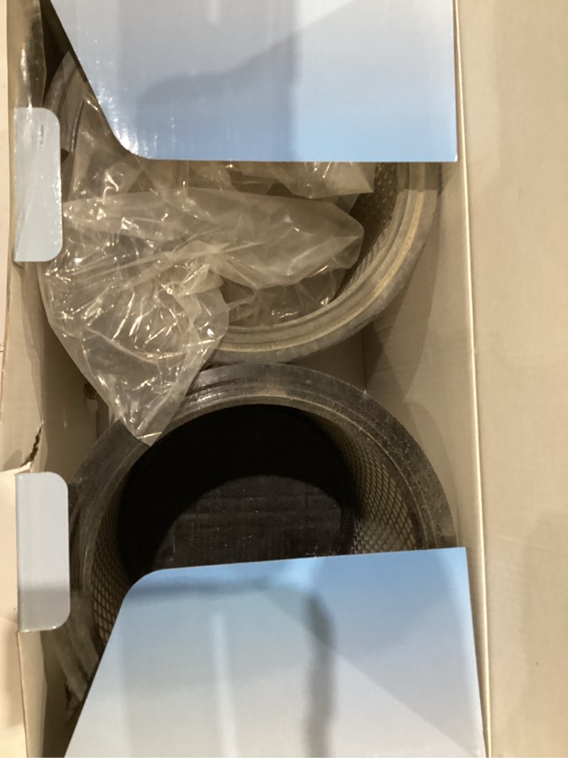 Condition photo showing As Is for 2 Pack 08-2566B Cartridge Filter with Lids, compatible with Stanley Most 5-18 Gallon Wet/Dry Vacuum models# SL18115 SL18115P SL18116 SL18116P SL18191P SL18199P SL18117 SL18701P-10A SL18410P-5A