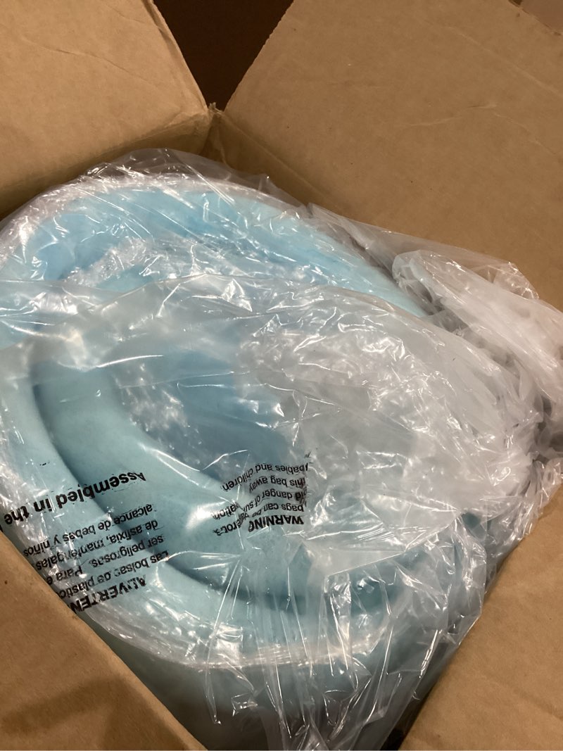 Condition photo showing Good Condition for sure2sleep gel swirl memory foam mattress topper - 3 inch, pressure relieving, cooling comfort - made in the usa & certipur-us certified - softens firm beds and extends mattress life - queen size queen 3 inch