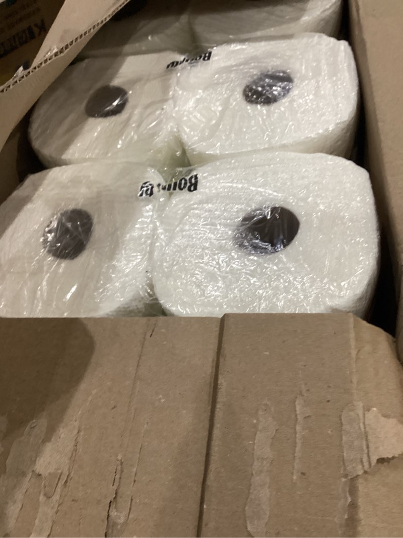 Condition photo showing Good Condition for bounty select-a-size paper towels, white, 8 triple rolls = 24 regular rolls