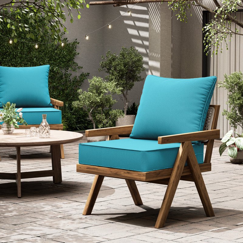 Outdoor Deep Seating Cushion Set Indoor And Outdoor Seat / Back Cushion