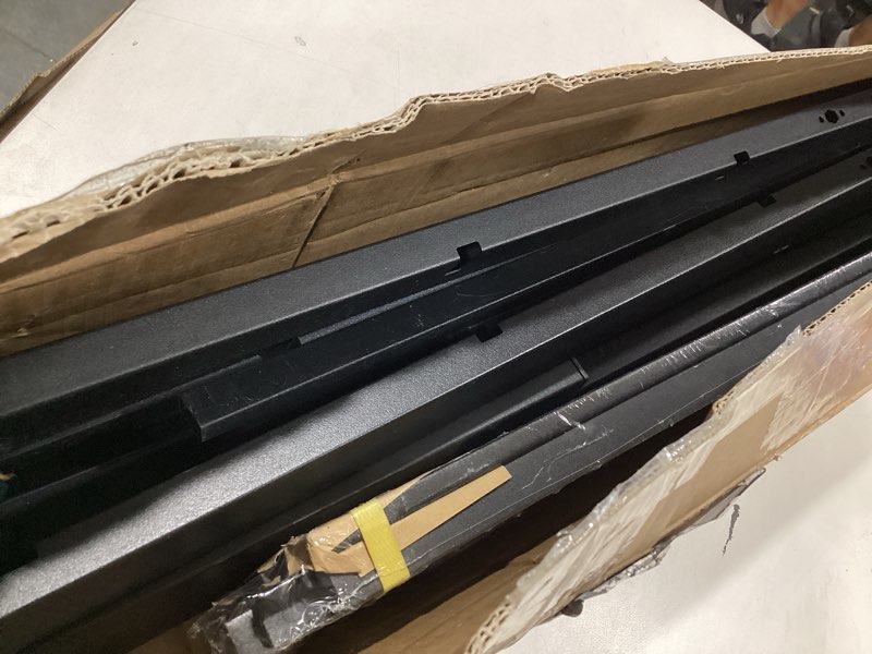 Condition photo showing Good Condition for vasagle queen metal bed frame 14 inches tall, 1100 lb weight capacity, no box spring needed, with under-bed storage, easy setup, heavy-duty platform bed, mattress retainers, matte black urmb651bd02s 14 inch queen
