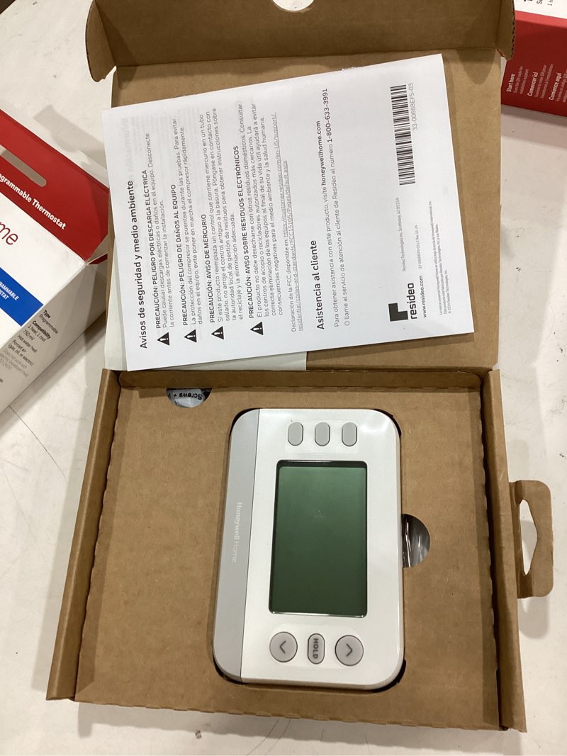 Condition photo showing Good Condition for honeywell home x2p flex schedule heating and cooling push button programmable thermostat