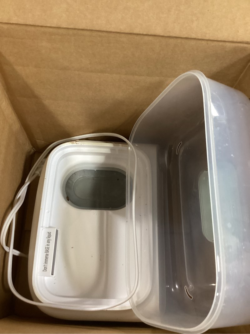 Condition photo showing As Is for momcozy 3 layers large bottle sterilizer and dryer, fast sterilize and dry, universal bottle sterilizer for all bottles & breast pump accessories, touch screen & auto-off bottle sanitizer