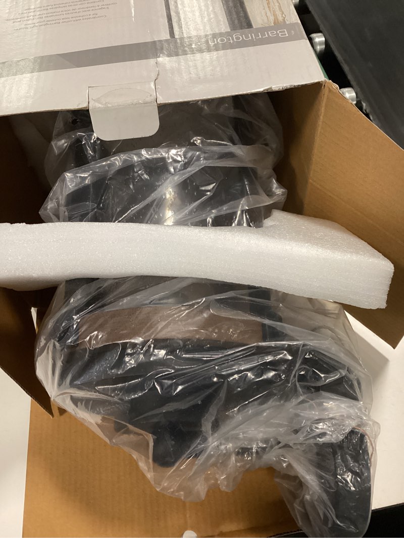 Condition photo showing Good Condition for Kichler Lighting Barrington Distressed Black and Wood Outdoor Wall Light, 16" H