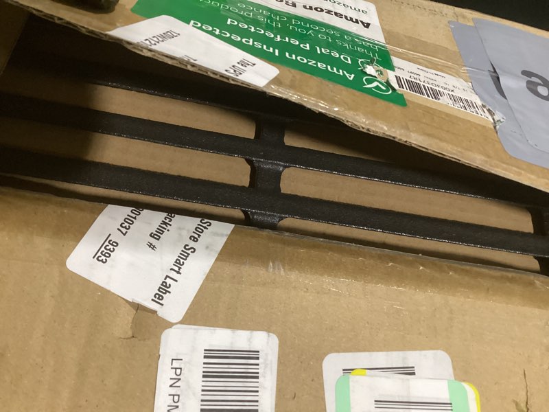 Condition photo showing Good Condition for hongso 18 7/8 inch cast iron cooking grates for weber genesis ii 400 series e410 s410 se410 e415 s415 e435 s435, ii lx e440 s440, genesis 2 gs4 gas grill models, replacement parts for 66097 66089 18 7/8" x 33 3/4" (ii/lx 400 series) heavy duty cast iron