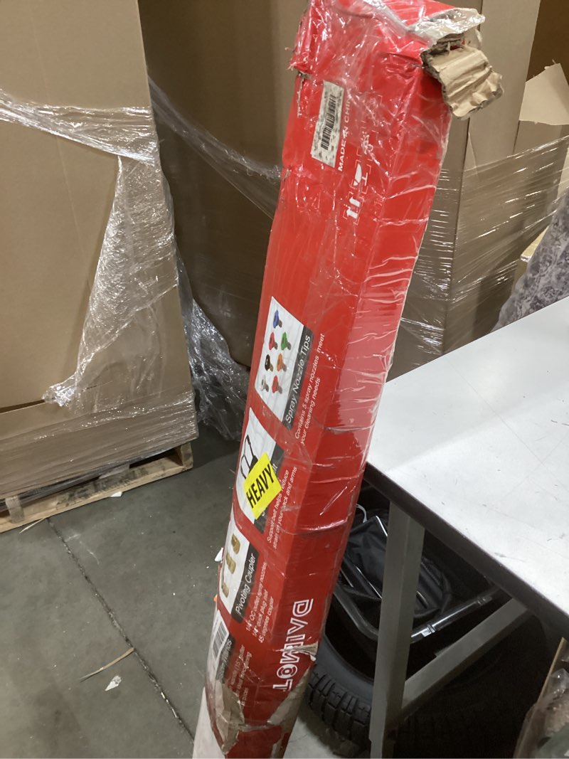 Condition photo showing Good Condition for 24 FT Telescoping Pressure Washer Wand - Gutter Cleaner Attachment with Power Washer Extension Wands, 7 Spray Nozzle Tips, 3 Hose Adapters, Brush and Support Belt 24FT-LSE