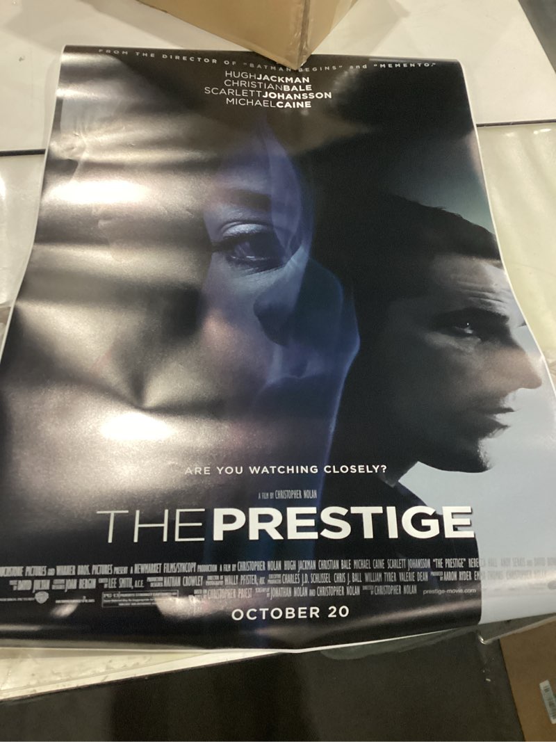 the prestige movie poster print (27 x 40)