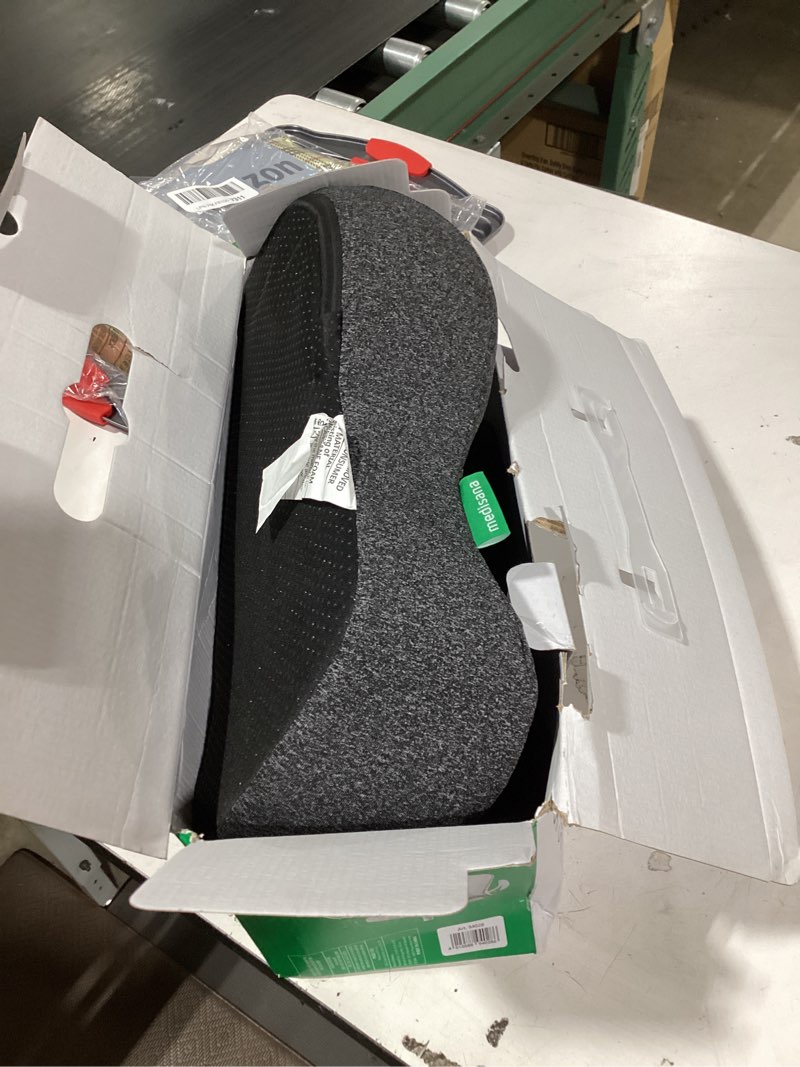 Condition photo showing Good Condition for similiar productmedisana seat cushion, sc 100 seat cushions for office chairs, car seat, wheelchair - sciatica & tailbone & coccyx pain relief pillow for driver sedentary, gift for women men(size:18*14.6*3.54in-grey)