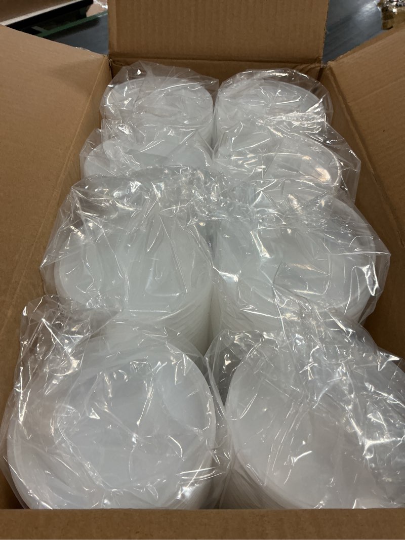 Condition photo showing Good Condition for [240Set-8oz] Plastic Deli Food Storage Containers With Lids Disposable Clear Small Togo Jars Bowls For Soup, Meal Prep, Slime | BPA Free | Stackable | Leakproof | Microwave | Dishwasher | Freezer Safe 8 oz.-240