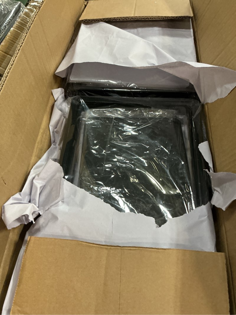 Condition photo showing Good Condition for Jutom 6 Pack Adjustable Pedestal Stand Holder 8.5 x 11 Inch Heavy Duty Aluminum Sign Holder Vertical and Horizontal Sign Poster Stands Floor Standing Display for Advertisement Menu Display(Black)